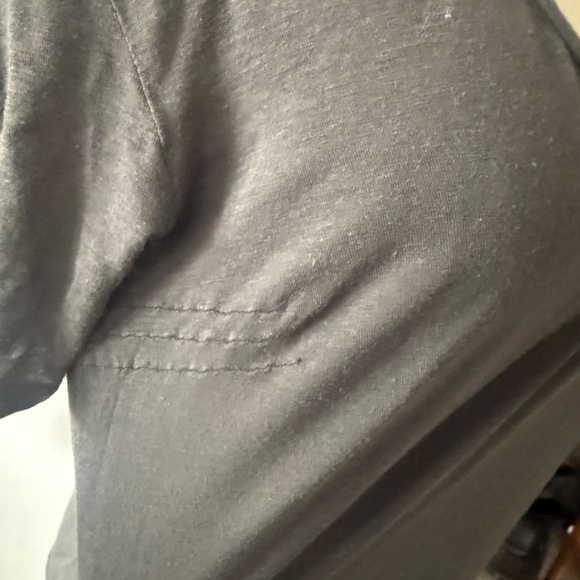 ZADIG & VOLTAIRE Short Sleeve Scoop Neck Tee Viscose Silk Linen S - Picture 2 of 5